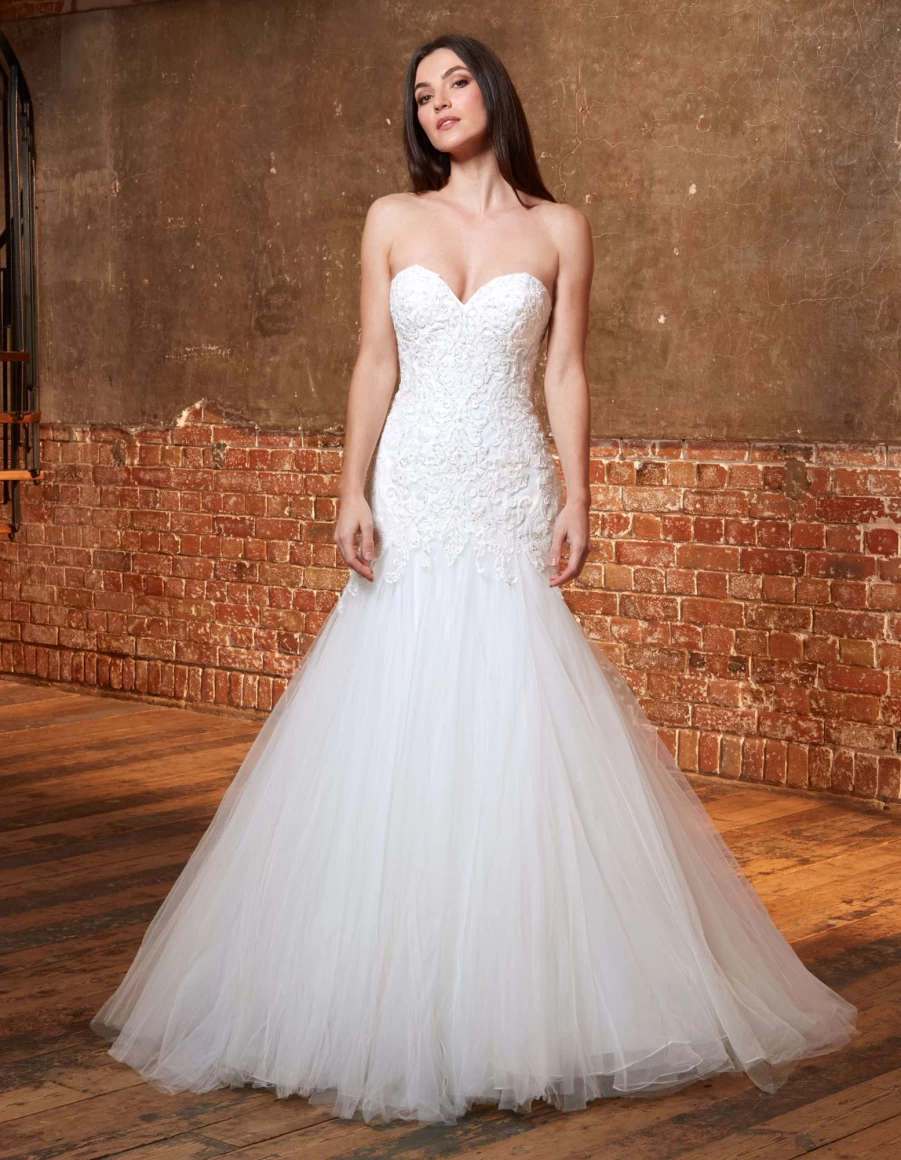 "Viva Bride Janelle Blush Wedding Dress for Women – Elegant Bridal Gown"