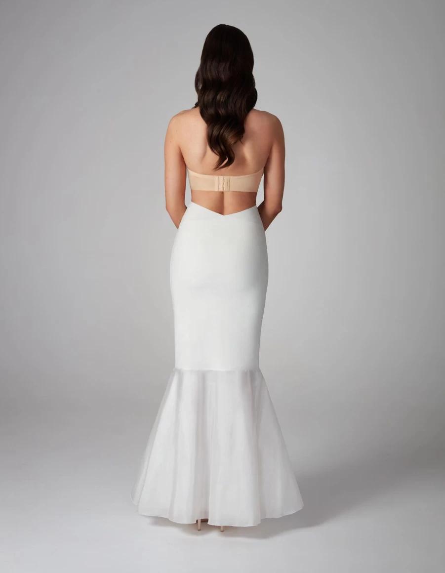 "Bridal Wunderskirt Low Back Slip for Women – Elegant Wedding Underskirt"