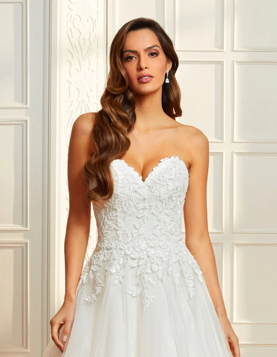 "Viva Bride Vanessa Blush Wedding Dress for Women – Elegant Bridal Gown"