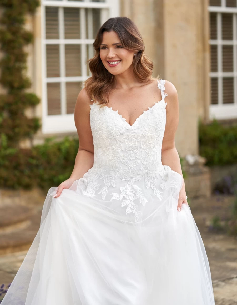 Viva Bride Kindra Blush Wedding Dress for Women
