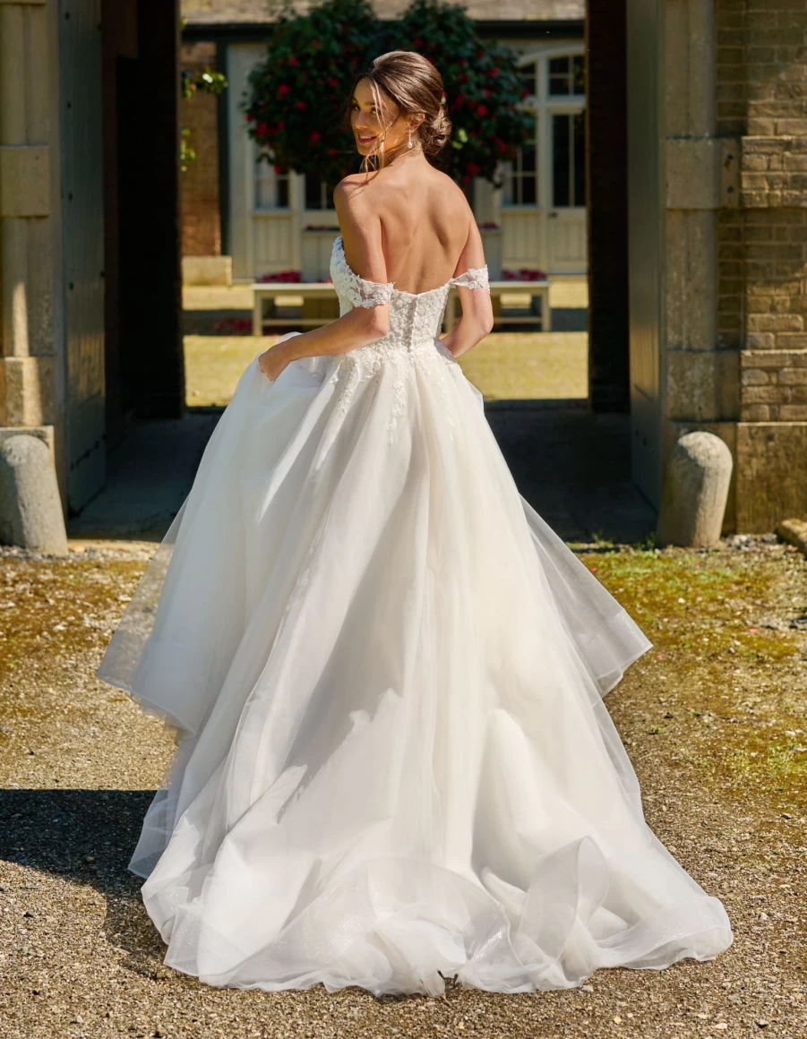 "Viva Bride Iana Blush Wedding Dress for Women – Elegant Bridal Gown"