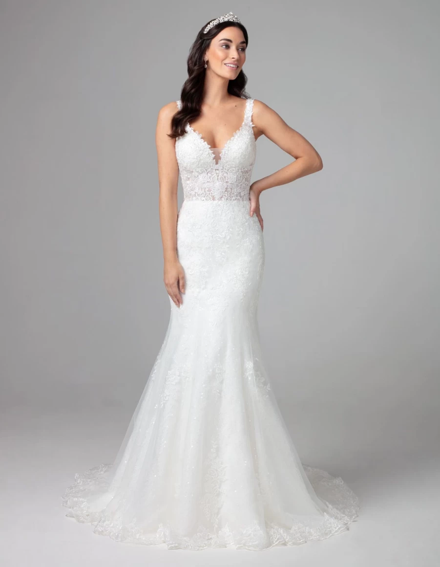 "Viva Bride Stevie Blush Wedding Dress for Women"