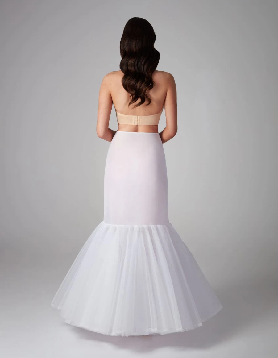 Amixi Women's Mermaid Underskirt - Elegant Lace Petticoat for Wedding & Evening Dresses