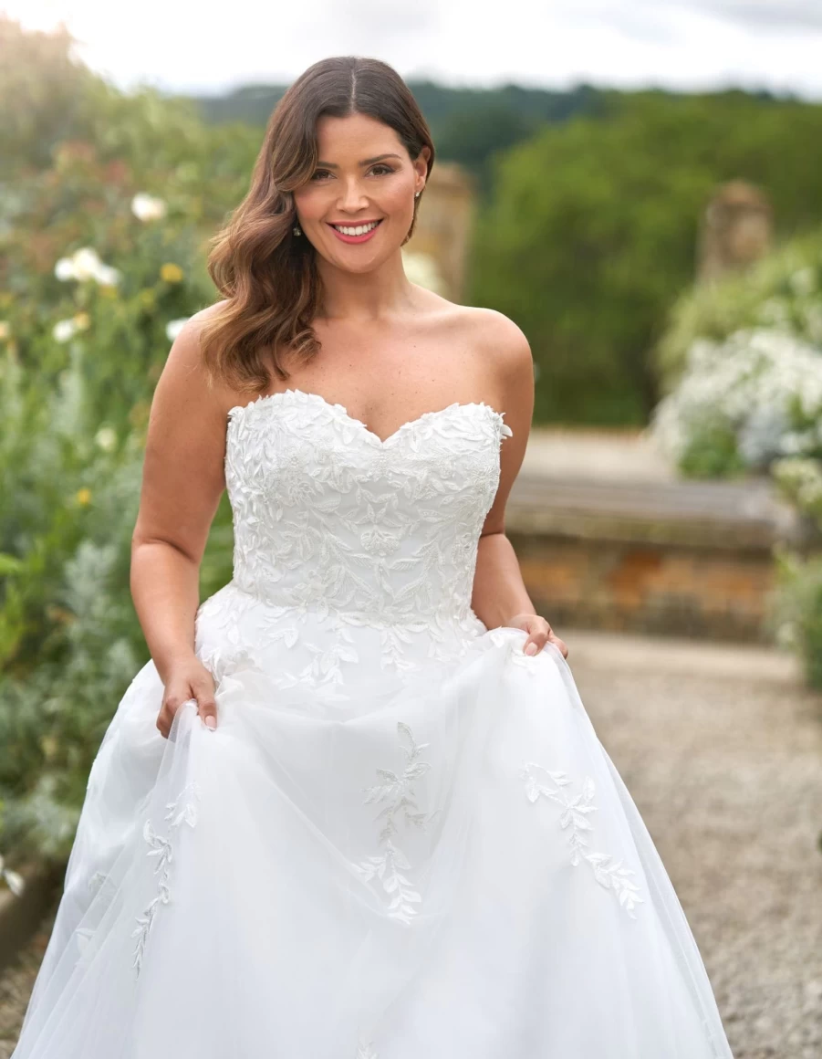 "Viva Bride Maddox Blush Wedding Dress for Women – Elegant Bridal Gown"