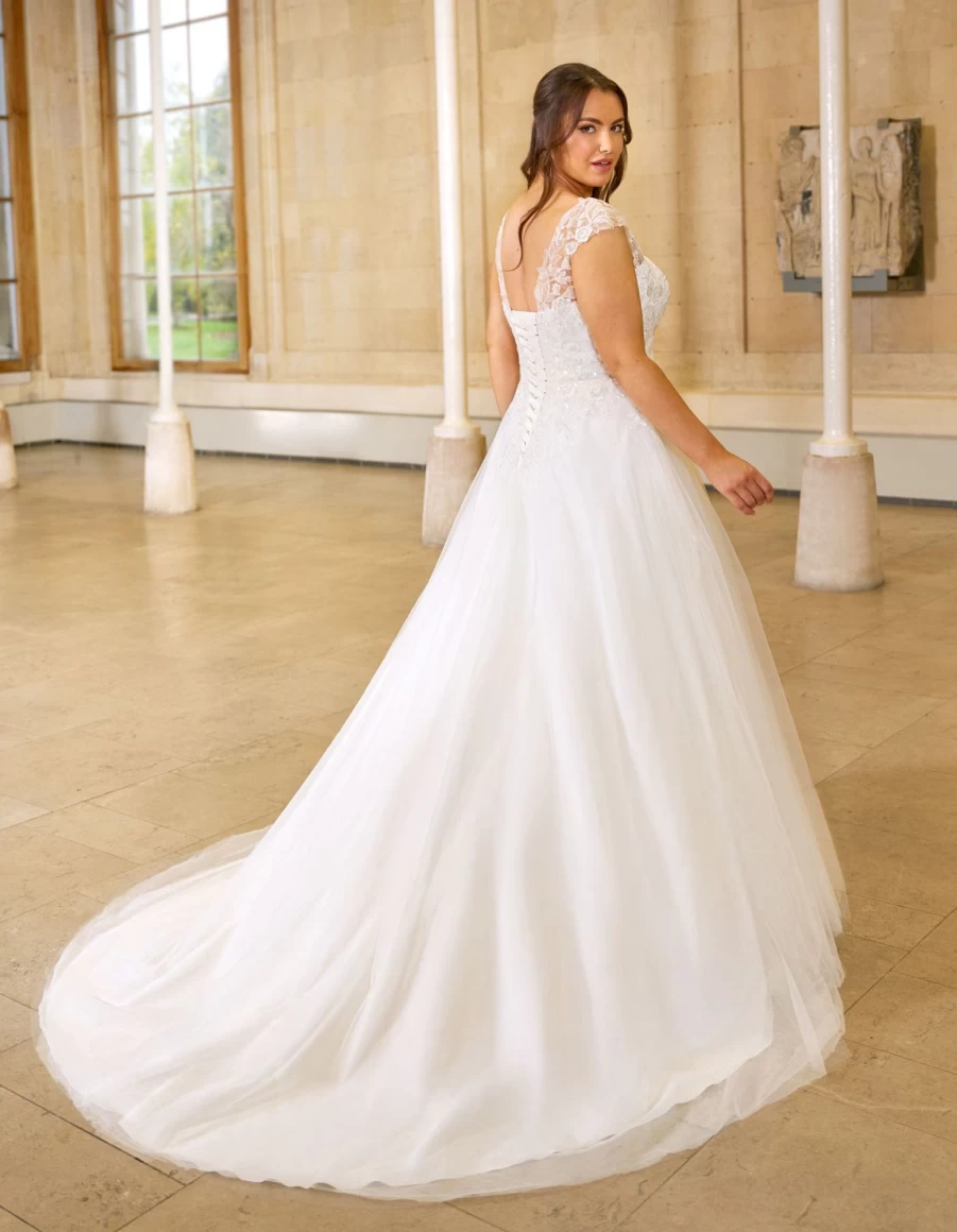 "Viva Bride Klarissa Ivory Wedding Dress for Women – Elegant Bridal Gown"