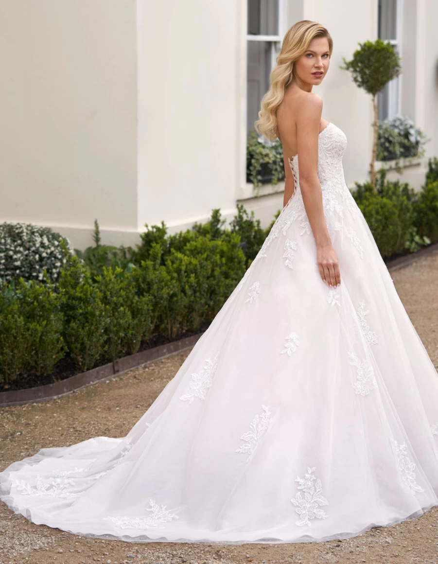 "Viva Bride Daykota Blush Wedding Dress for Women – Elegant Bridal Gown"